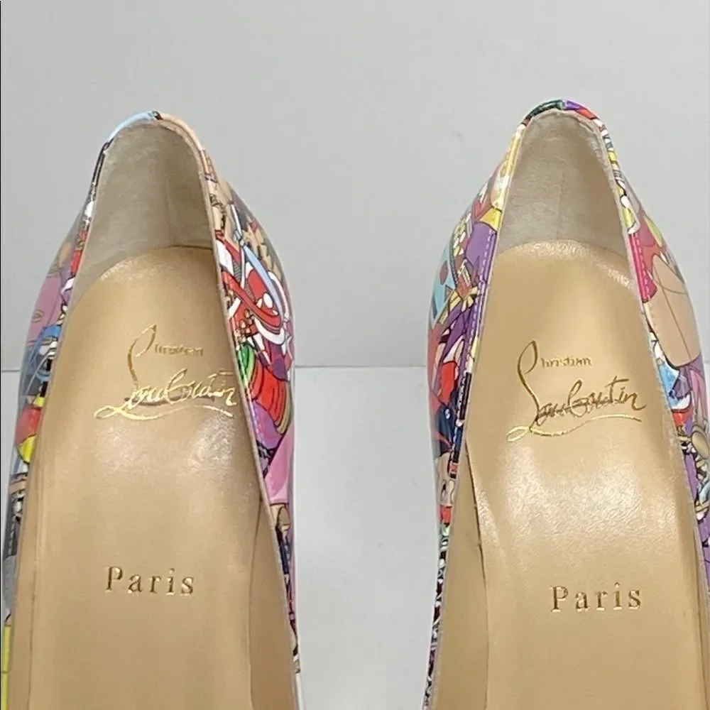 Christian Louboutin Pigalle Follies Print Pumps